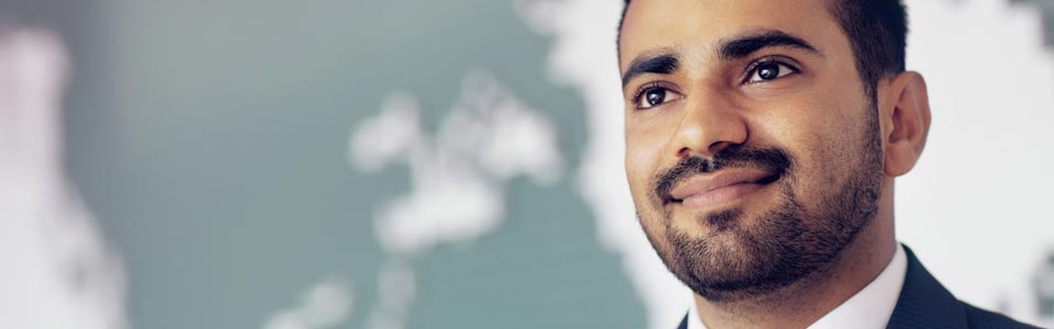 Gesicht eines jungen Mannes