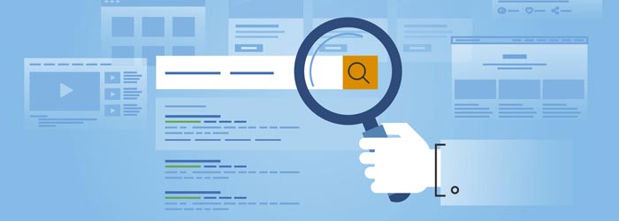 Browser Suchverlauf schematisch dargestellt
